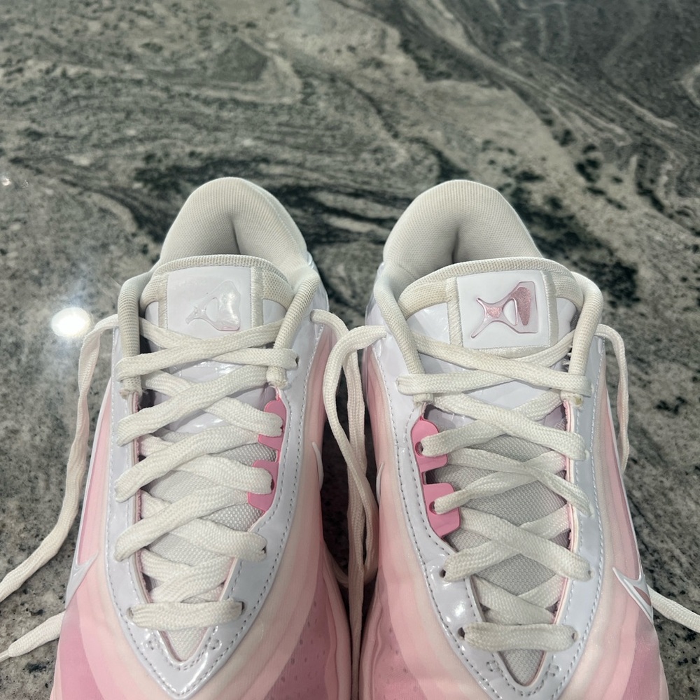 Nike A’One Women’s basketball shoes Wht/Prfct Pnk/Prism Pnk - Picture 6 of 8